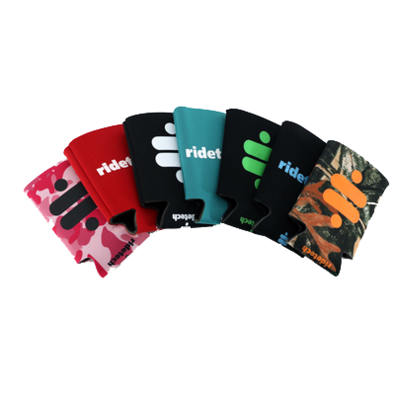 Ridetech Can Coozie - Red w/ White Logo-thumbmail-1