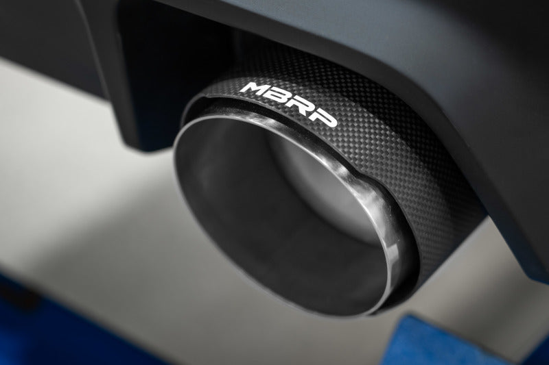 MBRP 2023 Toyota Corolla GR 1.6L T304 SS 3in Cat-Back Dual Split Rear w/ Carbon Fiber Tips-thumbmail-3