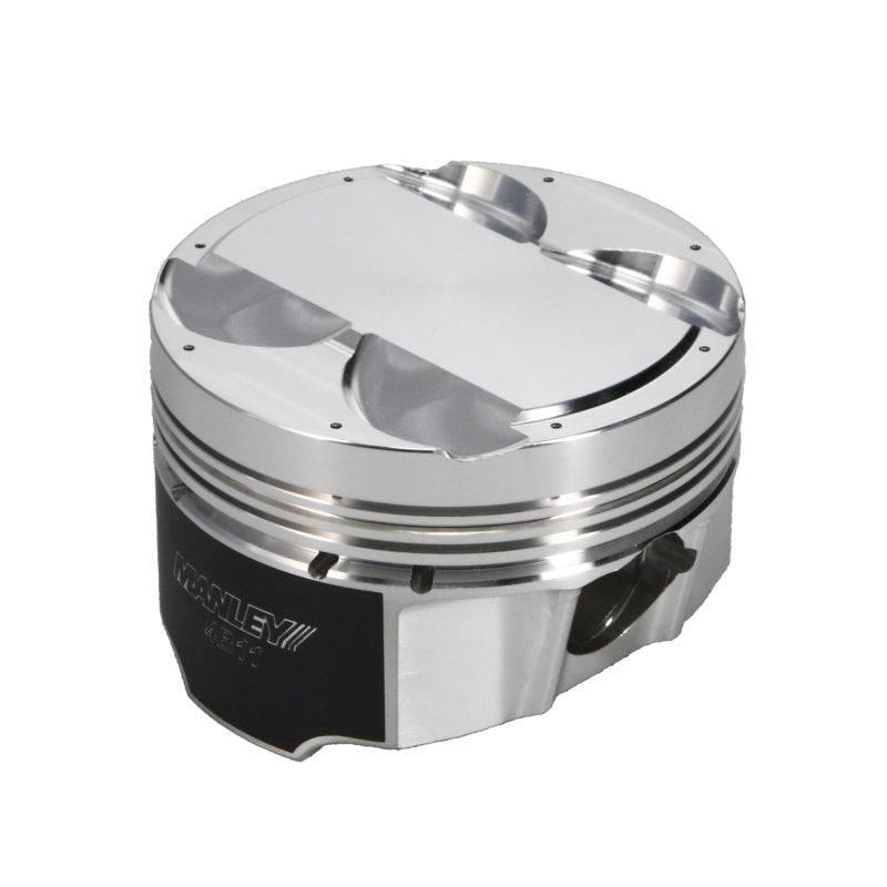 Manley 08+ Mitsubishi 4B11T 86mm STD -5cc Dome 9.0:1 CR Platinum Series Piston Set w/ Rings-thumbmail-2