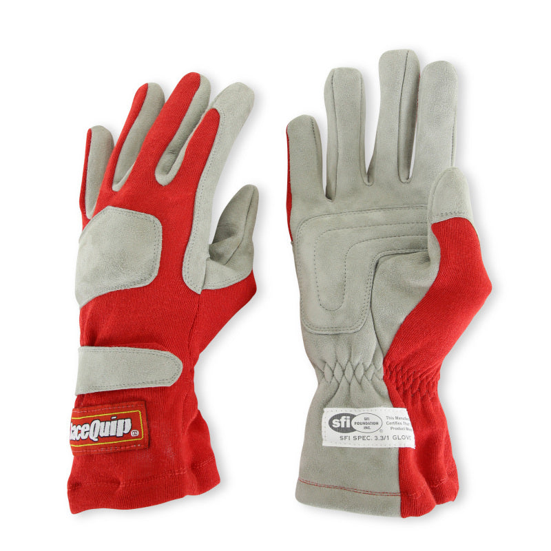 RaceQuip Red 1-Layer SFI-1 Glove - Small-thumbmail-4