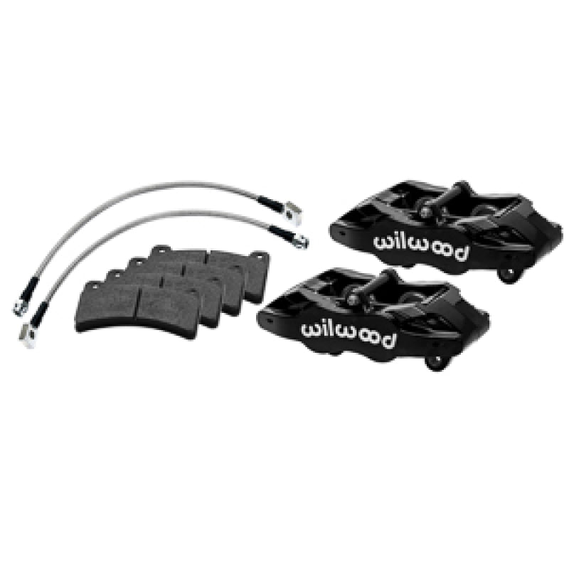 Wilwood 97-04 Corvette C5 All/05-13 C6 Base Models DPC56 Rear Caliper Kit - Black-thumbmail-1