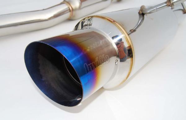 Invidia 02-07 WRX/STi 76mm N1 REGULAR Titanium Tip Cat-back Exhaust-thumbmail-1