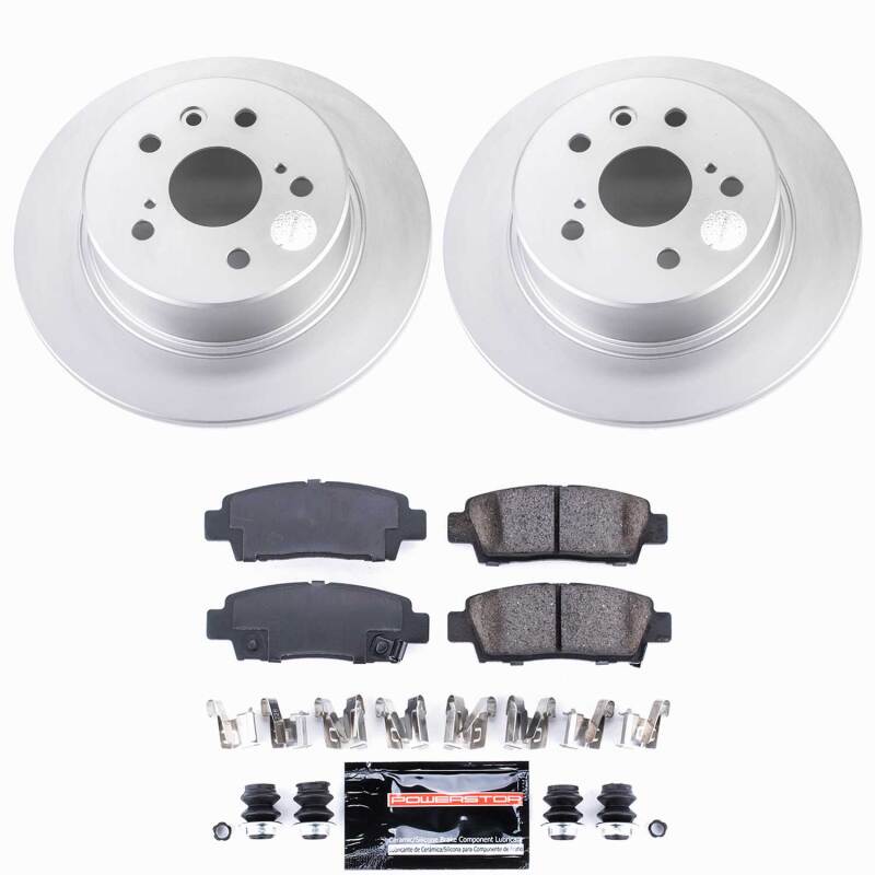 Power Stop 95-99 Toyota Avalon Rear Z23 Coated Brake Kit-thumbmail-1