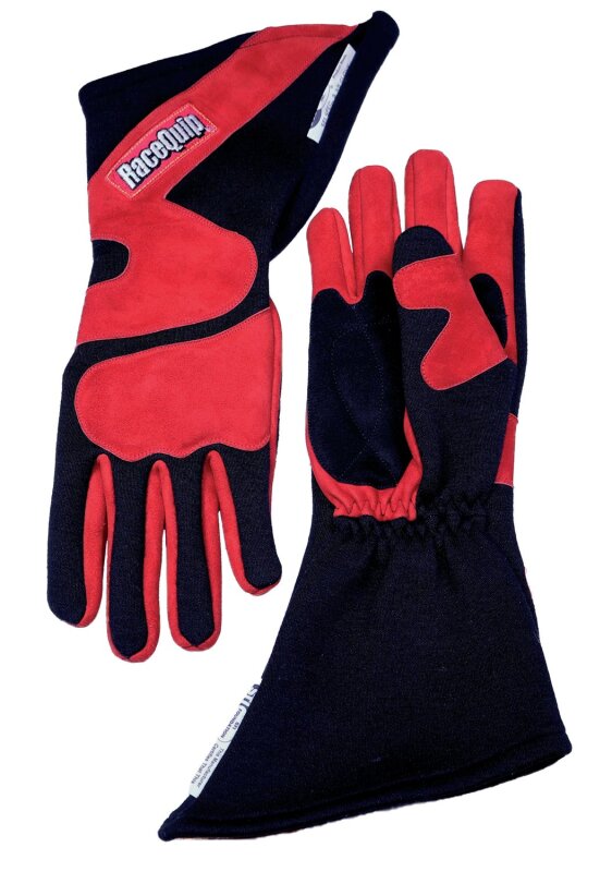 RaceQuip SFI-5 Red/Black Large Long Angle Cut Glove-thumbmail-3
