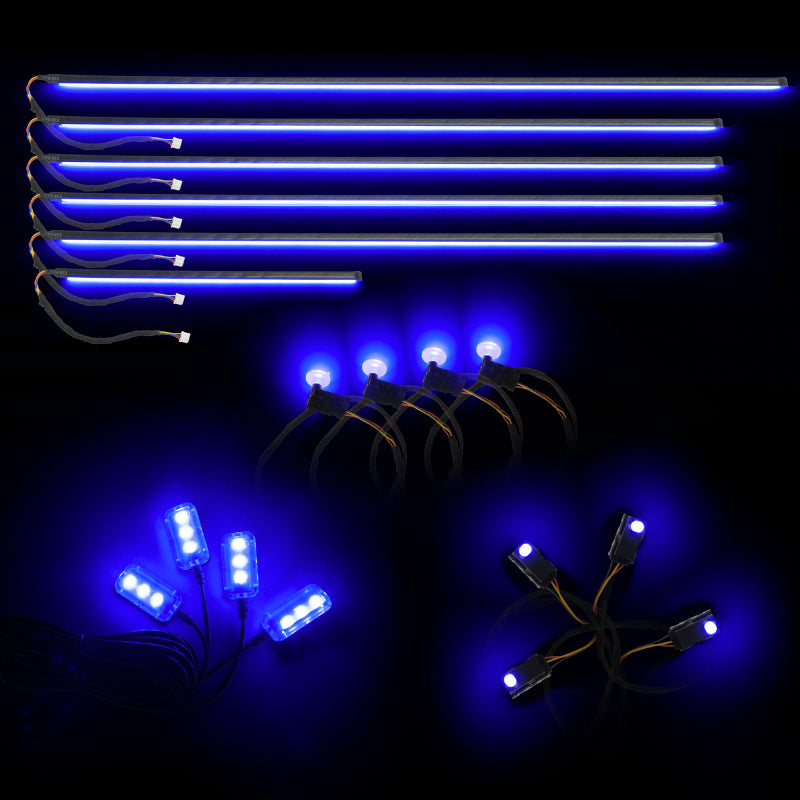 Oracle Lighting Dynamic Colorshift 18 Piece Universal Full LED Interior Dash Board Kit-thumbmail-6
