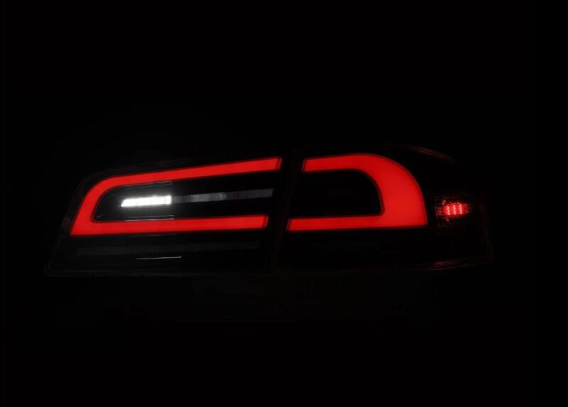 AlphaRex 12-21 Tesla Model S LUXX-Series LED Tail Lights - Black/Red-thumbmail-3