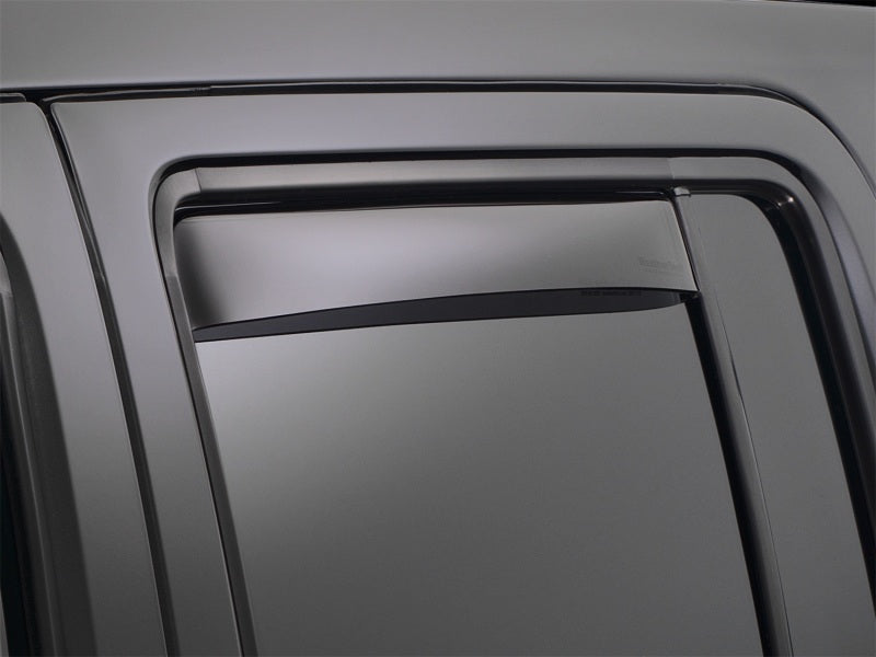 WeatherTech 10-13 Kia Soul Rear Side Window Deflectors - Dark Smoke-thumbmail-3