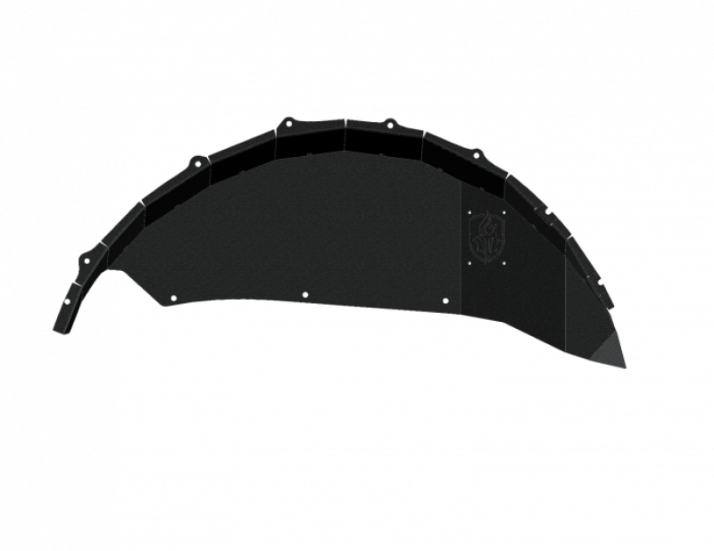 Road Armor 18-20 Jeep Wrangler JL Stealth Rear Fender Liner Body Armor - Black Steel-thumbmail-1
