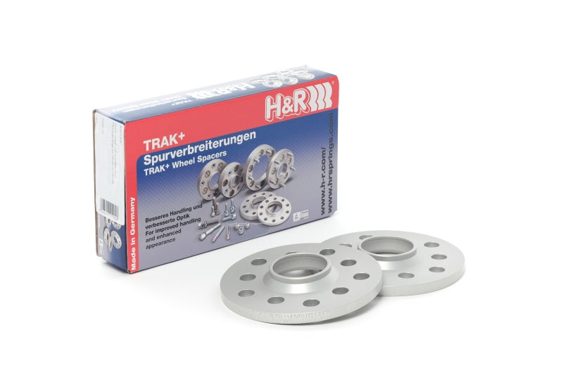 H&R Trak+ 22mm DRA Spacer Bolt Pattern 5/112 57.1mm CB Bolt Thread 14x1.5 - Black-thumbmail-1