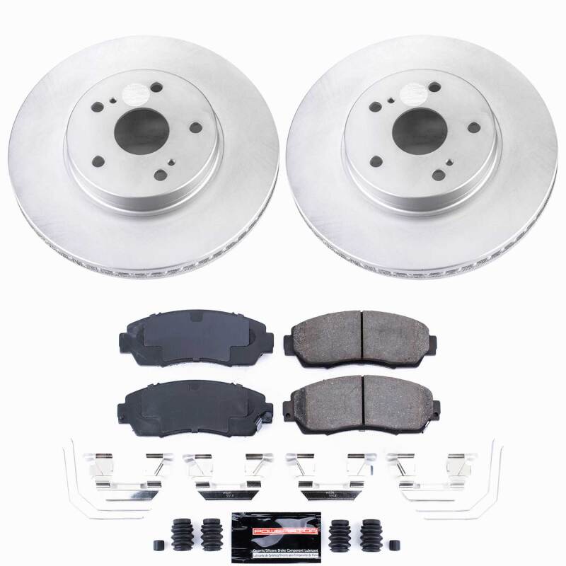 Power Stop 16-19 Subaru Legacy Front Z23 Coated Brake Kit-thumbmail-1