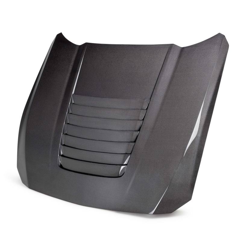 Anderson Composites 2024 Ford Mustang S650 Double-Sided Carbon Fiber Hood-thumbmail-1