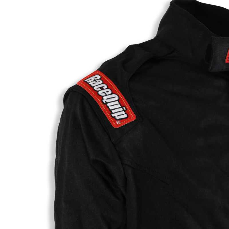 RaceQuip Black Chevron-5 Jacket SFI-5 - Medium-thumbmail-2