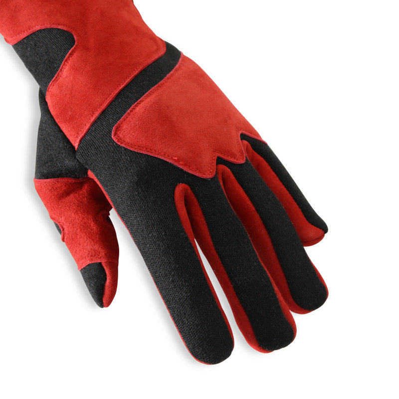 RaceQuip SFI-5 Red/Black Medium Long Angle Cut Glove-thumbmail-4