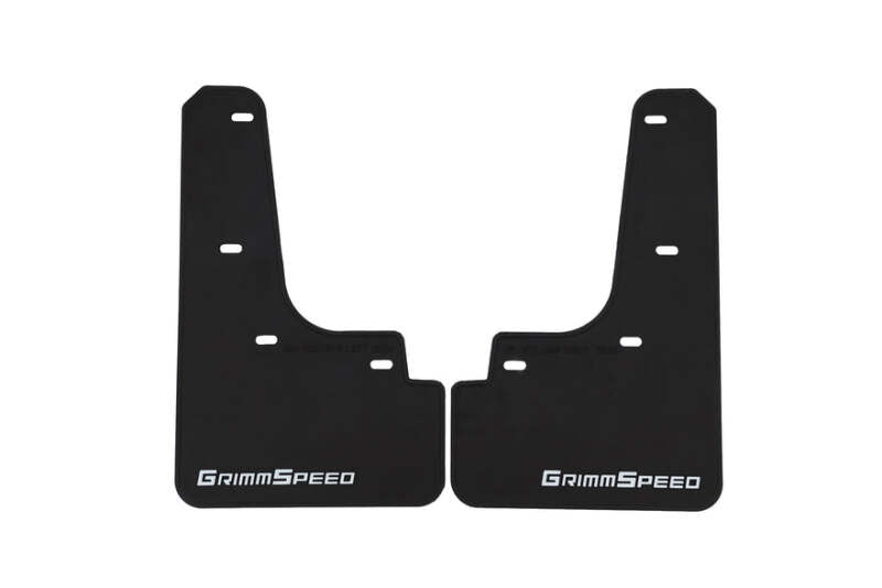 Grimmspeed 22-25 Subaru WRX Mudflaps - Black w/ WhiteLettering-thumbmail-1