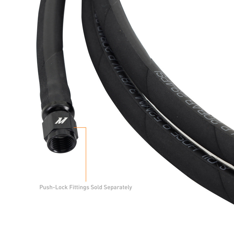 Mishimoto Push Lock Hose, Black, -4AN, 240in Length-thumbmail-2