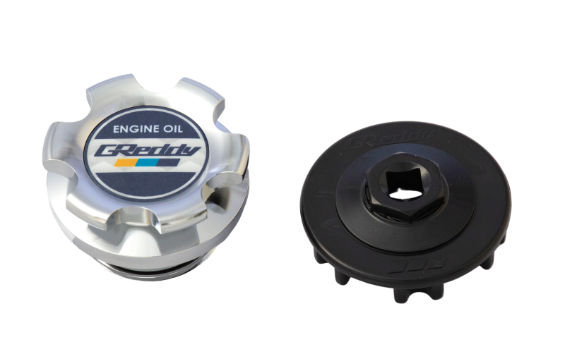 GReddy Type-B Oil Filler Cap Honda - Chrome-thumbmail-4