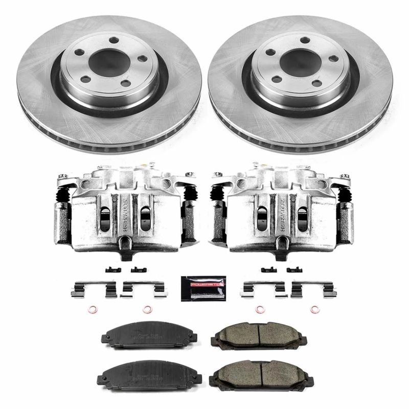 Power Stop 15-20 Ford Mustang Front Autospecialty Kit w/Cals-thumbmail-1