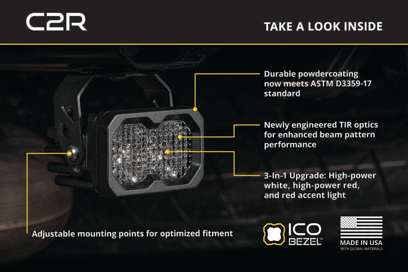 Diode Dynamics C2R White Flood Standard LED Pod (Single)-thumbmail-3