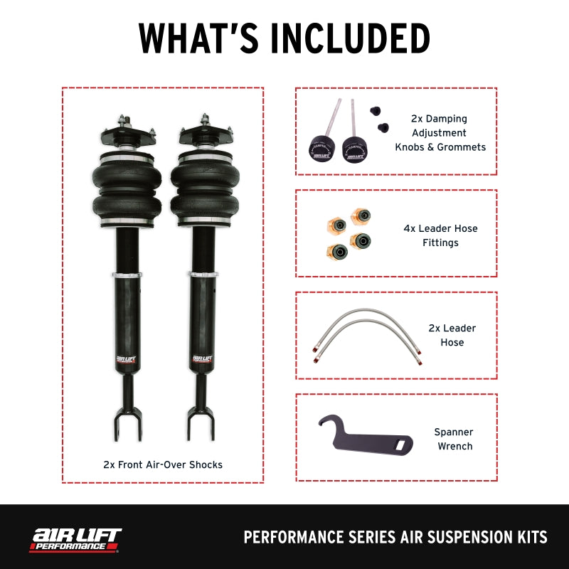 Air Lift Performance 03-06 Infiniti G35 Sedan / 03-08 Nissan 350Z Air Suspension Front Kit-thumbmail-5