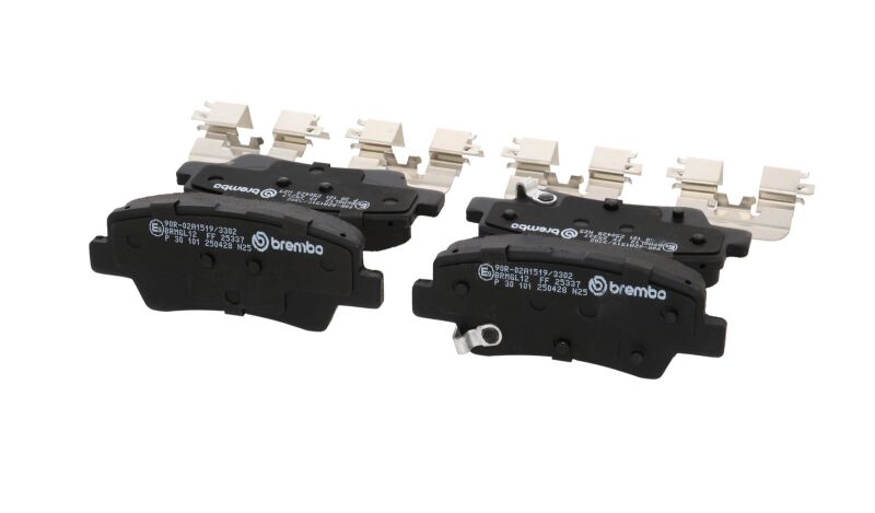 Brembo OE 21-23 Hyundai Kona/19-24 Kona Electric/19-21 Veloster Low-Met Brake Pad - Rear-thumbmail-4