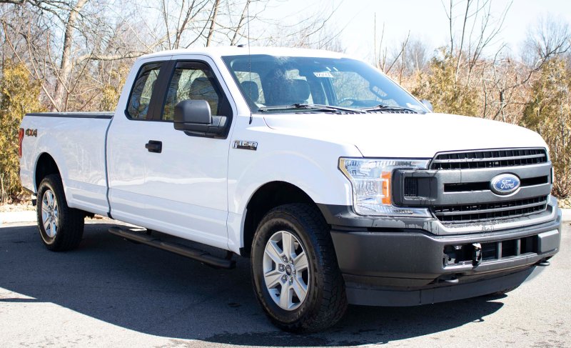 Fishbone Offroad 09-14 Ford F150 Super Crew Cab Oval Side Steps - Black Textured-thumbmail-2