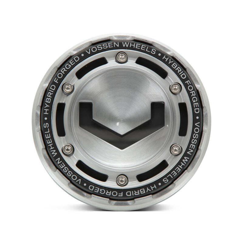Vossen Billet Modular Cap - Small - Brushed w/ Grey Insert-thumbmail-1