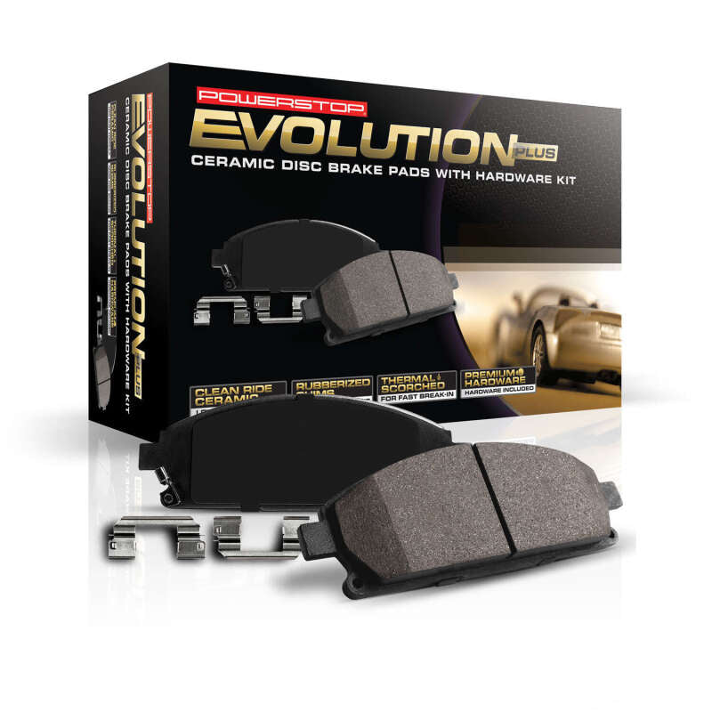 Power Stop 05-22 Chrysler 300 Front Z17 Evo Ceramic Brake Pad w/Hardware-thumbmail-3