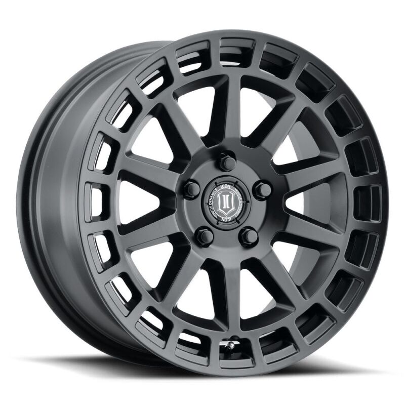 ICON Journey 17x8 / 5x100 / 38 mm / 6in BS Satin Black Wheel