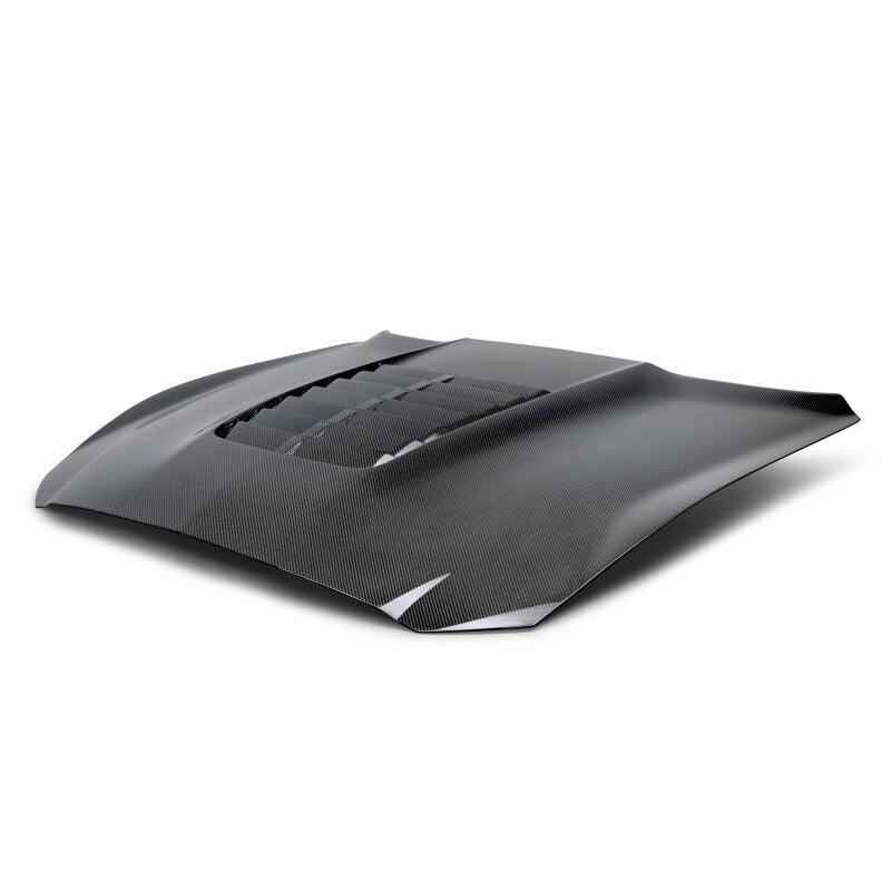 Anderson Composites 15-20 Ford Mustang Shelby GT350/GT350R Type GT5 Double Sided Carbon Fiber Hood-thumbmail-2