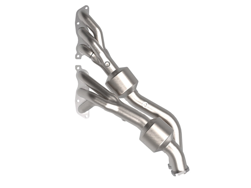 aFe 98-05 Lexus GS300 / 01-05 Lexus IS300 Twisted Steel 304 Stainless Steel Header w/ Cat-thumbmail-2