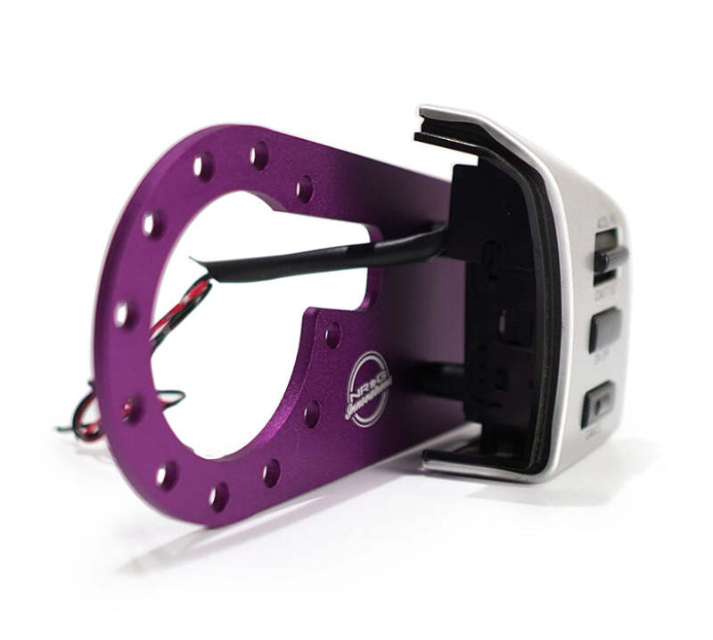 NRG Steering Wheel 350Z Cruise Control Relocation Kit - Purple-thumbmail-2