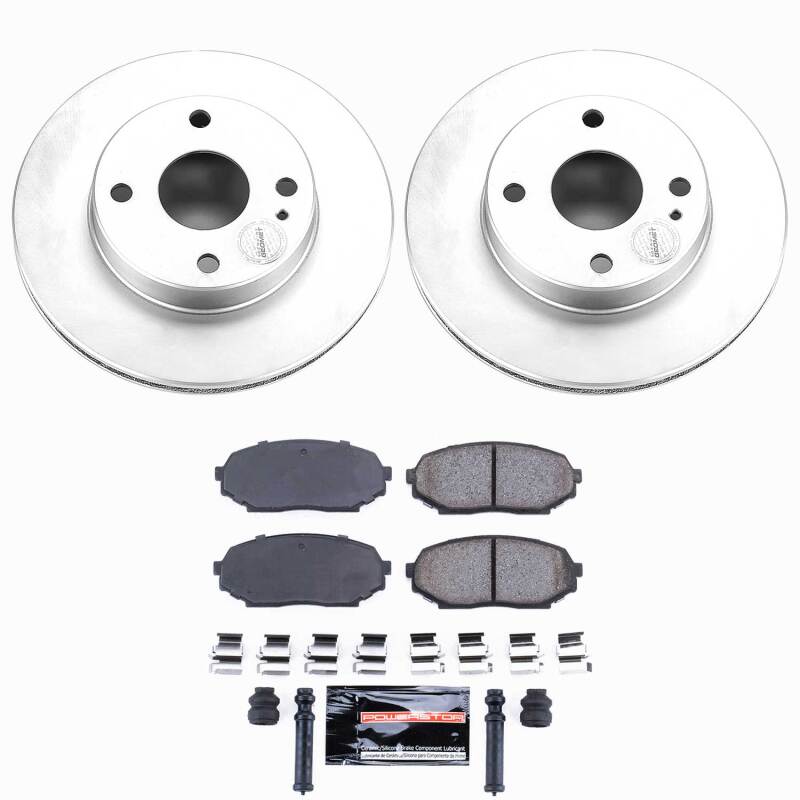 Power Stop 90-93 Mazda Miata Front Z23 Coated Brake Kit-thumbmail-1