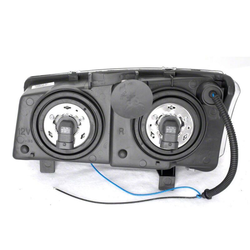 Raxiom 03-06 Chevrolet Silverado 1500 Dual LED Halo Projector Headlights- Black - Clear Lens-thumbmail-2