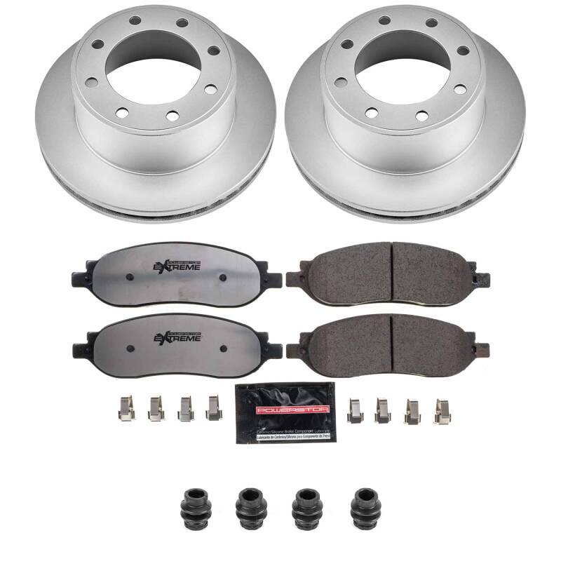 Power Stop 05-07 Ford F-250 Super Duty Rear Z36 Coated Truck & Tow Brake Kit-thumbmail-1