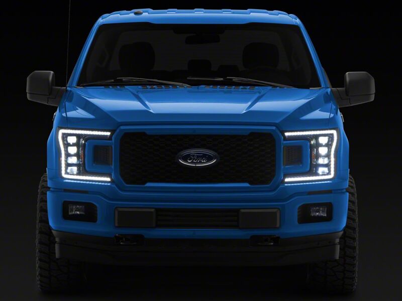Raxiom 18-20 Ford F-150 CXR Series V2 LED Headlights- Black Housing- Clear Lens-thumbmail-3