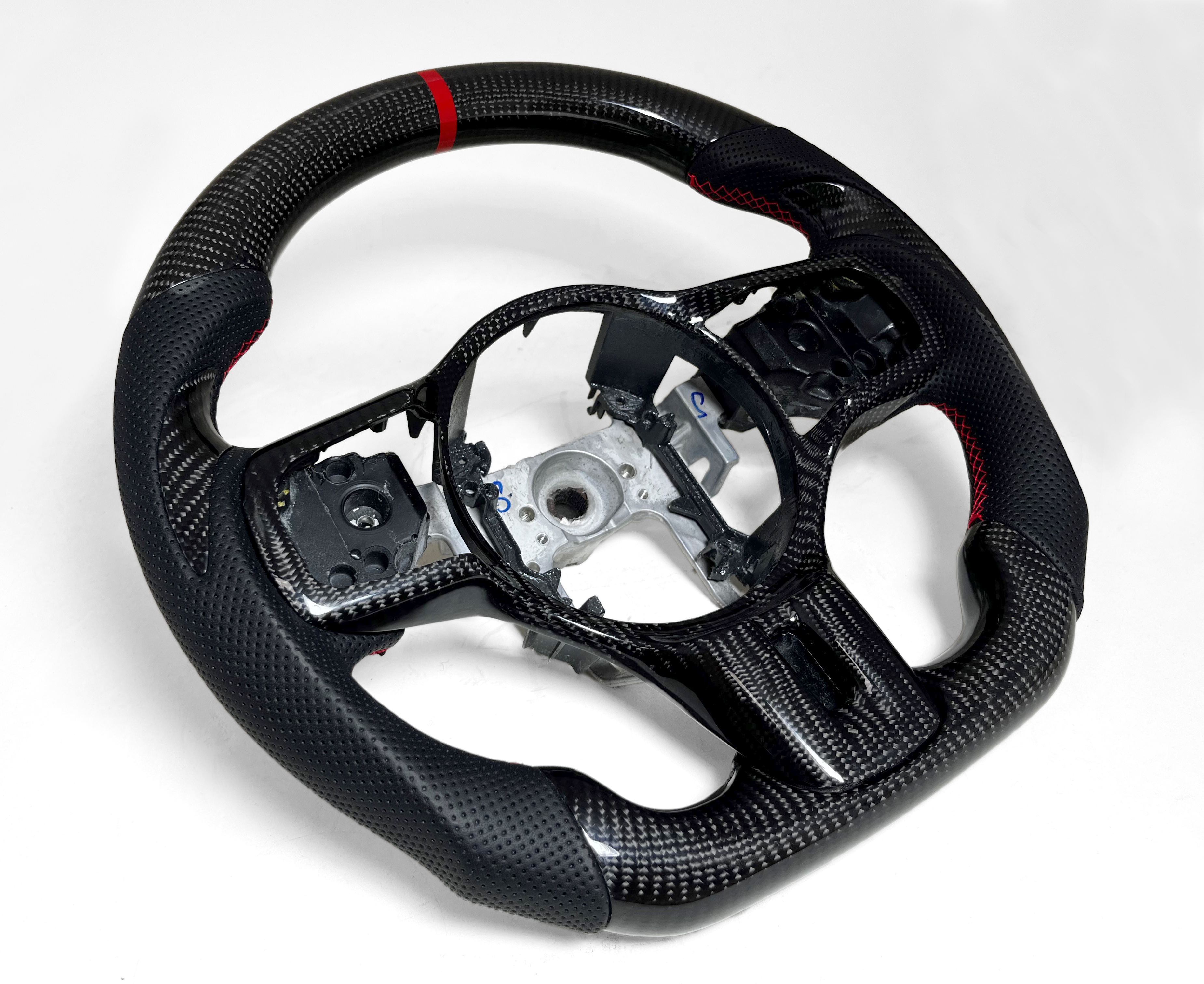 Mitsubishi EVO X Carbon Fiber Steering Wheel Option 2-thumbmail-2