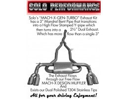 Solo Performance 2010- 2014 Genesis Coupe Turbo 4-CYL Cat Back Exhaust Kit (994920-SL)-thumbmail-2