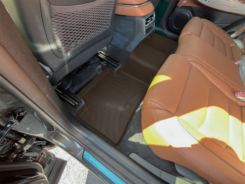 WeatherTech 2026 Genesis GV70 2nd Row Rear FloorLiner HP - Cocoa-thumbmail-3
