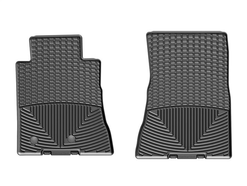 WeatherTech 2015+ Ford Mustang Shelby GT350/GT350R Front Rubber Mats - Black-thumbmail-1