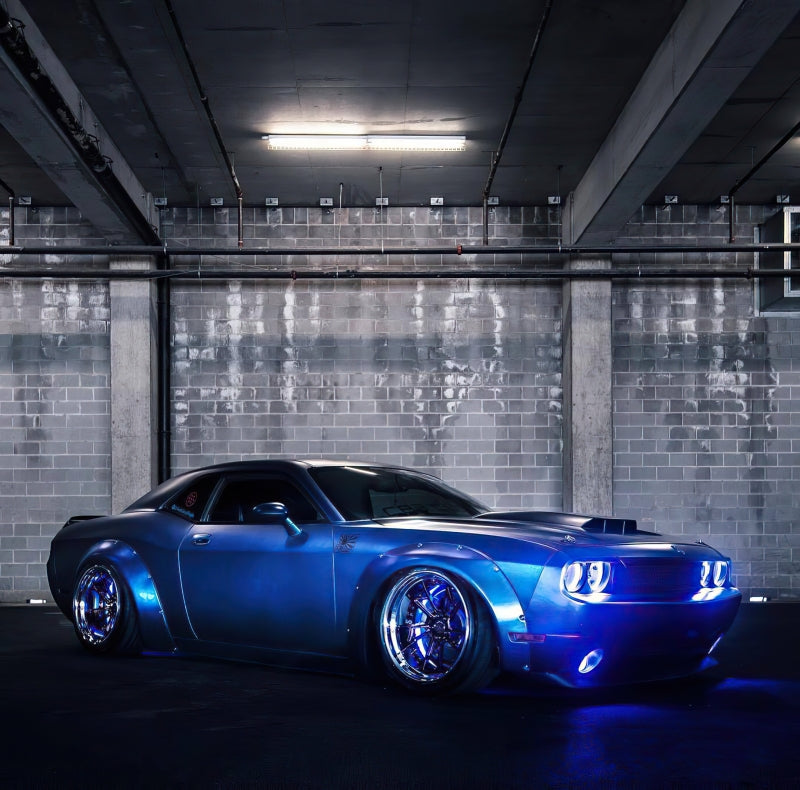 Oracle 08-14 Dodge Challenger LED Projector Headlight Halo Kit - Blue-thumbmail-2