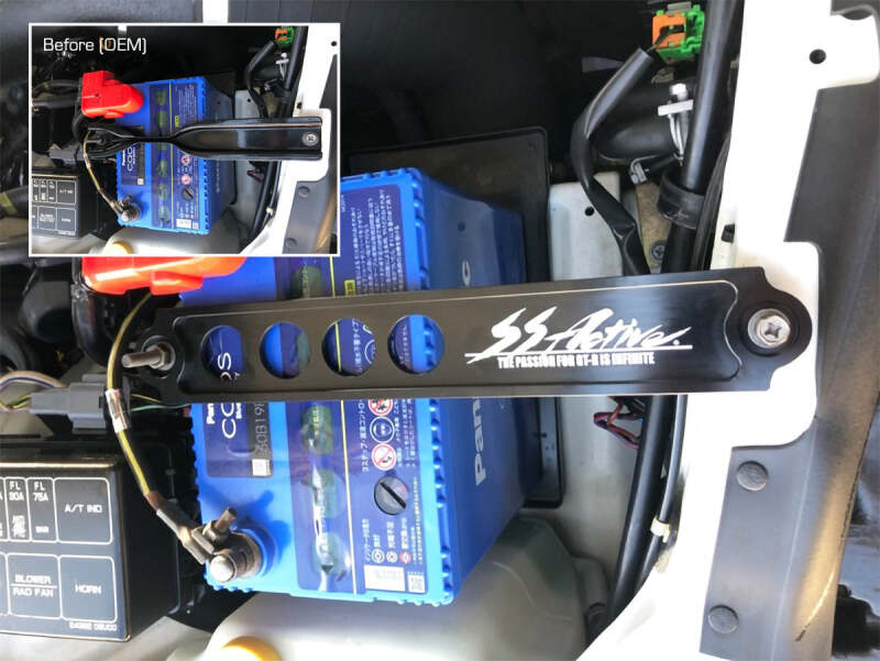 GReddy Garage 89-94 Nissan Skyline GT-R Battery Tie Down R32-thumbmail-2