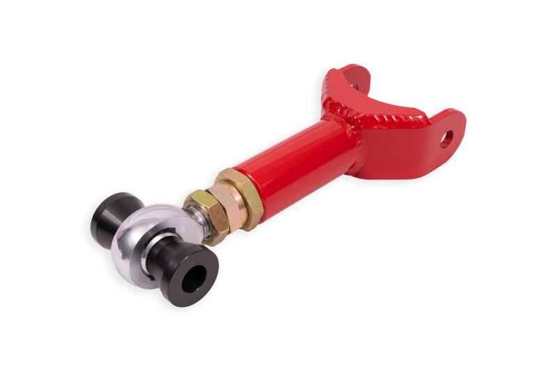 BMR 11-14 Ford Mustang S197 Upper Control Arm DOM On-Car Adj. Rod End - Red-thumbmail-1