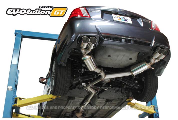 GReddy 11-14 Subaru STI Sedan Evolution GT Exhaust-thumbmail-1