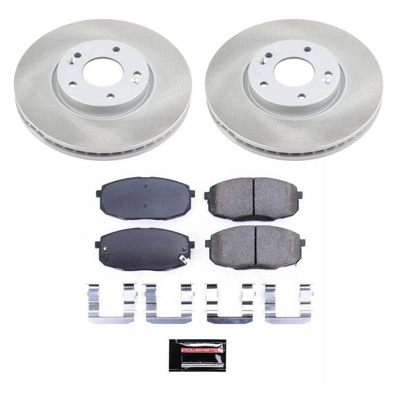Power Stop 10-13 Kia Forte Koup Front Semi-Coated Rotor Kit-thumbmail-1