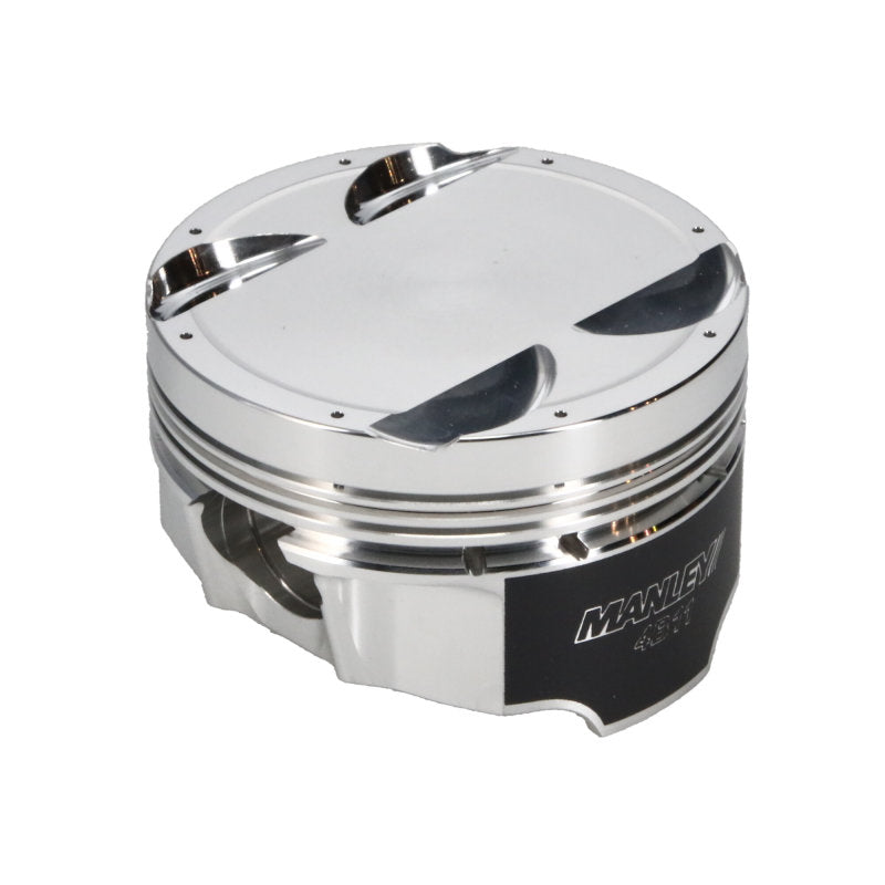 Manley Mitsubishi 4B11 86.5mm Bore 10.0:1 CR -3.5cc Dish Turbo Tuff Piston Set w/ Rings-thumbmail-3