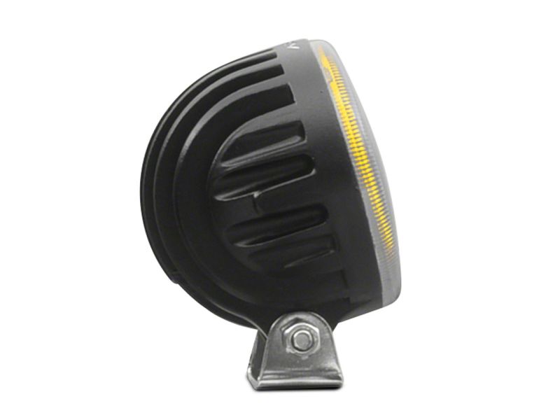 Raxiom Axial 3-In 4-LED Yellow Beam Round Light Flood Beam Universal (Some Adaptation Required)-thumbmail-3
