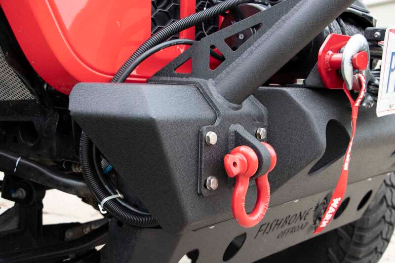 Fishbone Offroad 2018+ Jeep JL/Gladiator Wrangler JL/Gladiator Front Winch Bumper - Black Powdercoat-thumbmail-3