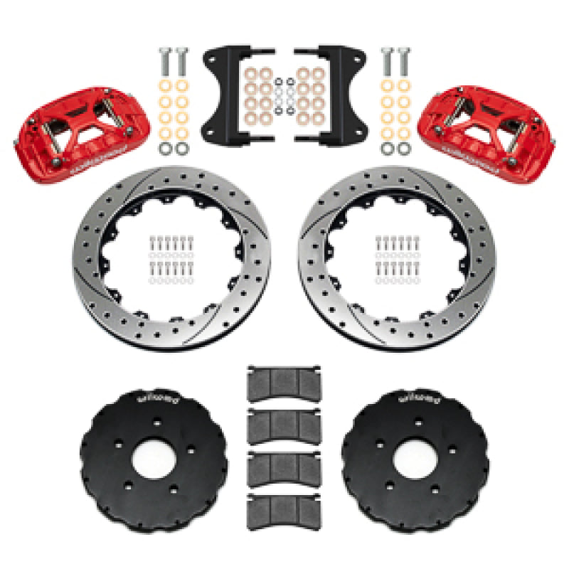 Wilwood kit front XRS6R C7 vette 2014-UP 13.06 rotor SRP red-thumbmail-1