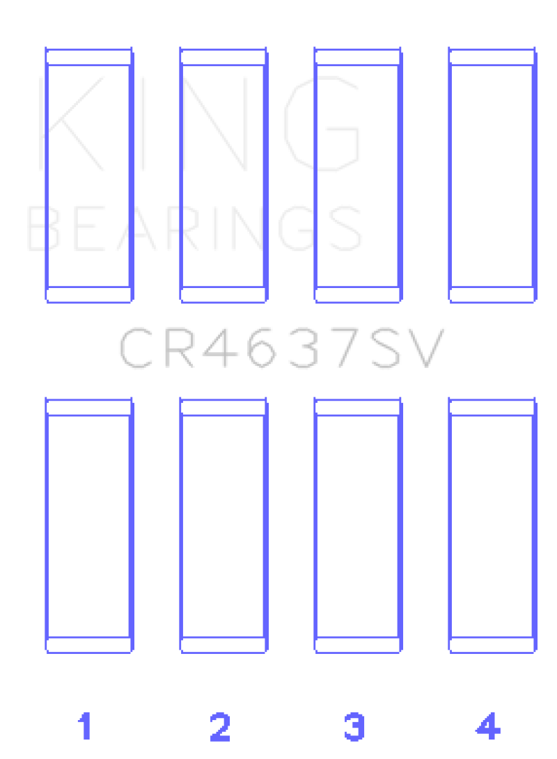 King Audi BYT/CDNC/CCZD/CPSA (Size 0.50) Connecting Rod Bearing Set-thumbmail-1