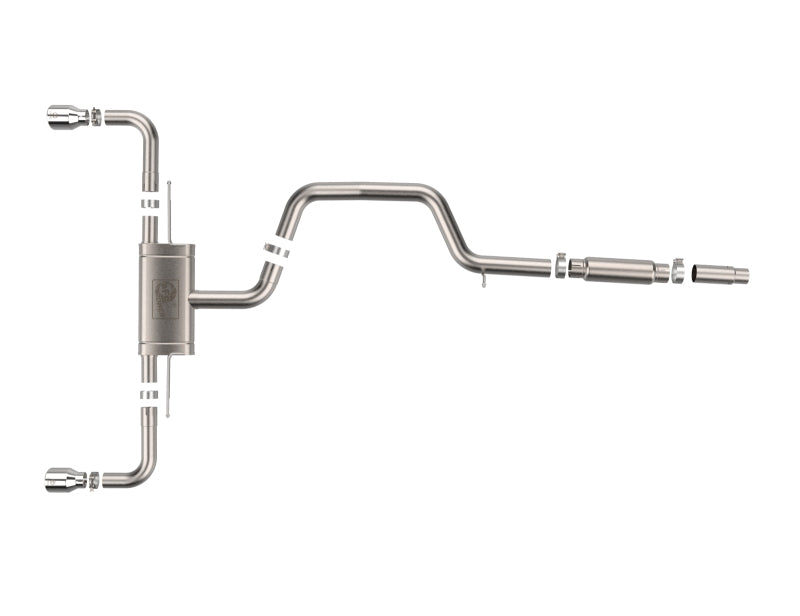 aFe 22-24 Volkswagen GTI MACH Force-Xp 3 to 2-1/2 IN Stainless Steel Cat-Back Exhaust w/Polished Tip-thumbmail-5